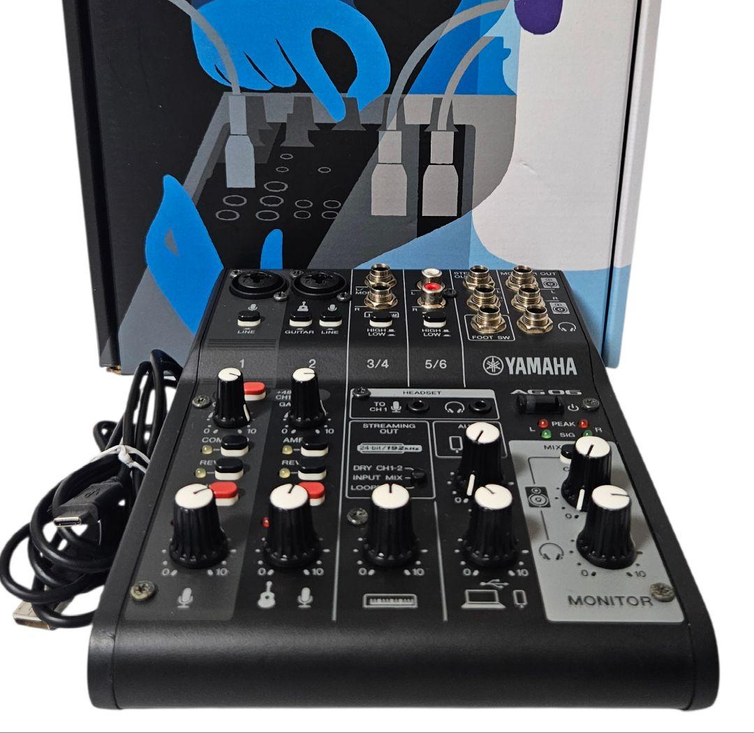 ヤマハ YAMAHA ライブストリーミングミキサー 6チャンネル AG06MK2