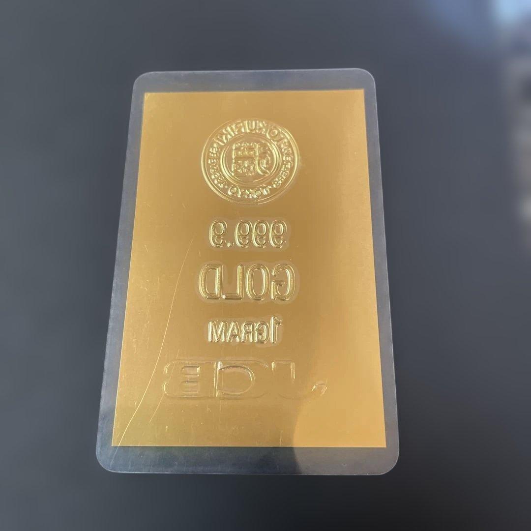 純金ラミネート1g