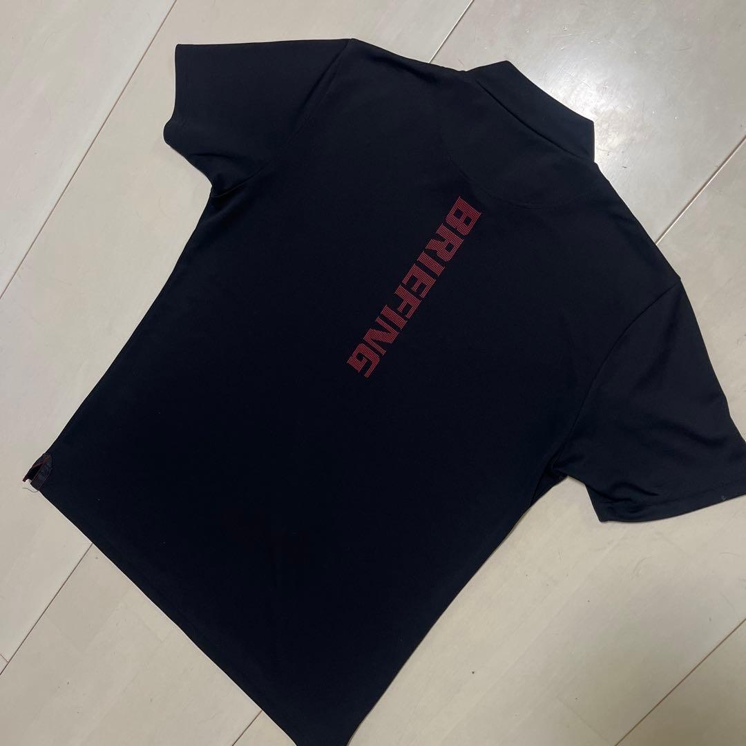 【美品】BRIEFING TOUR HIGHNECKSHIRTSブラッ Lサイズ