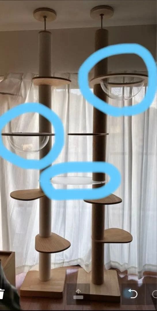 SUMIKA スケルトンラウンドベットラージサイズ×2 点＋スケルトンブリッジ