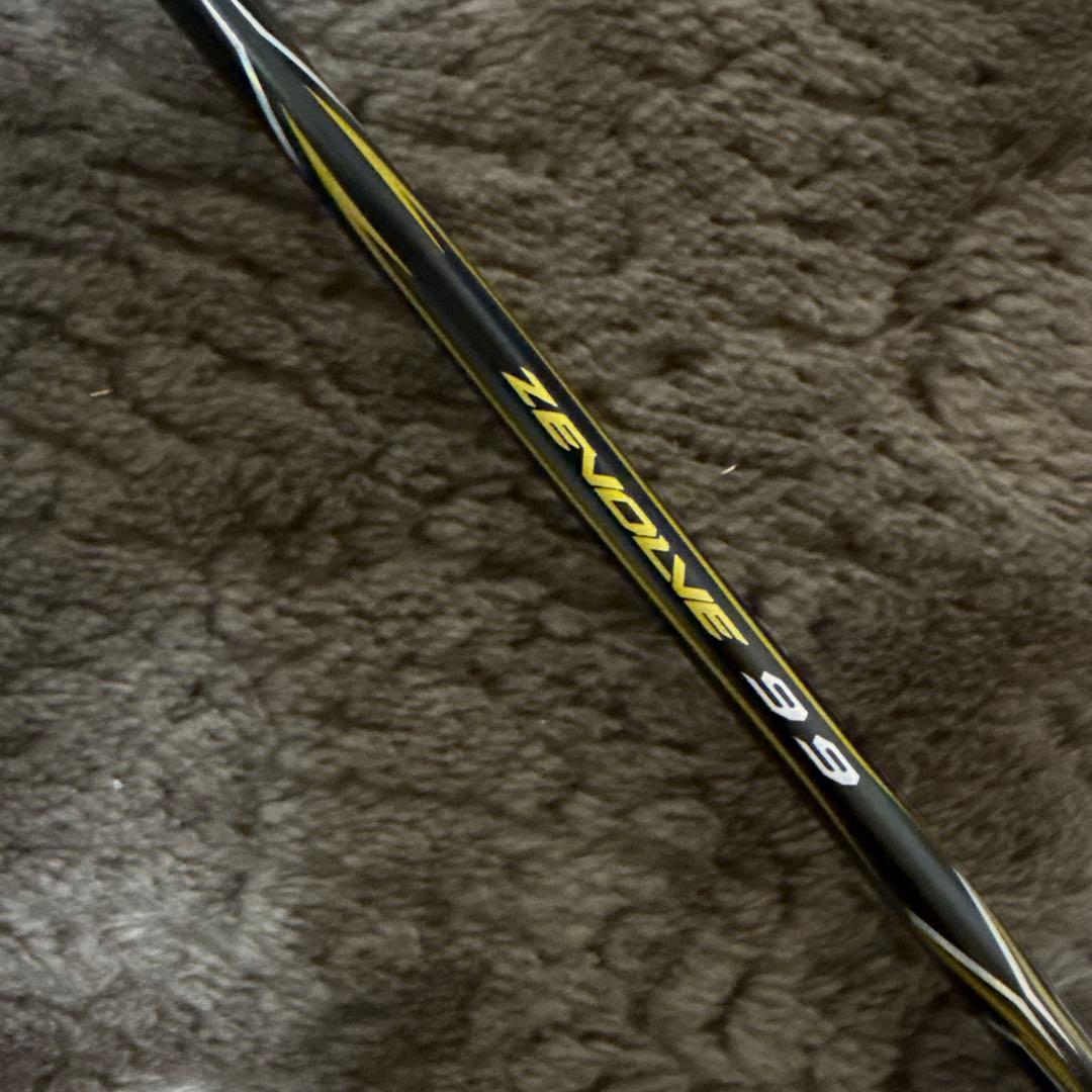 キズナJAPANバドミントンラケット 黒/黄色 ラケットケース 黒