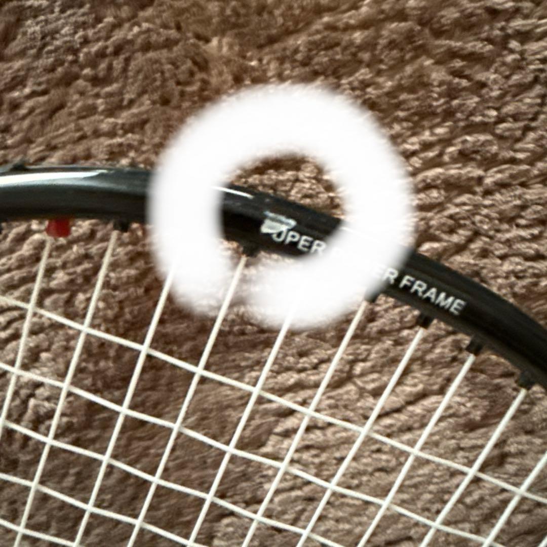 キズナJAPANバドミントンラケット 黒/黄色 ラケットケース 黒