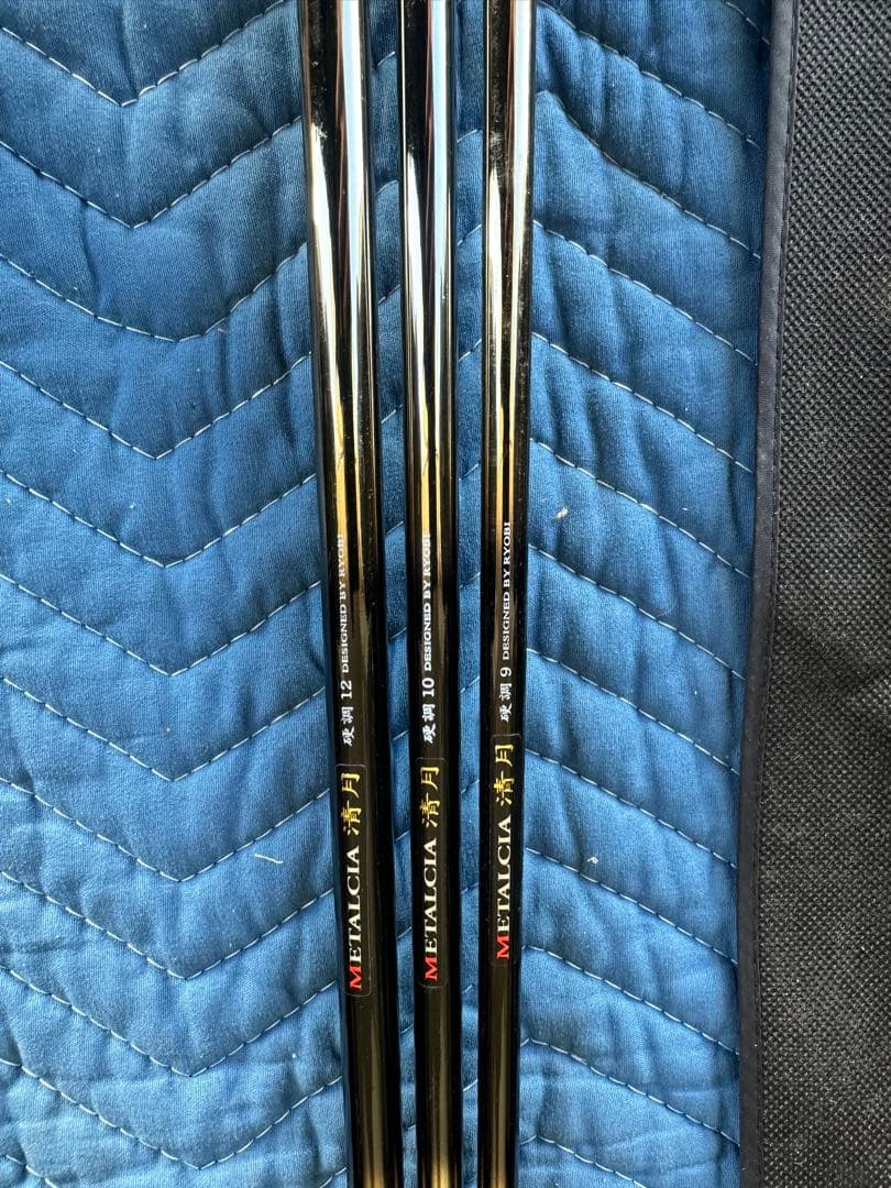 LCIA 清月　 9 10 12 尺ヘラブナ竿 ロッドケース付き