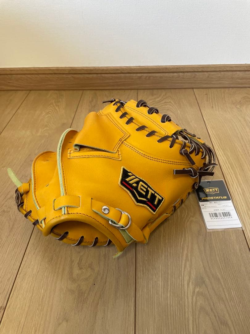 ランラン　ZETT プロステイタス 硬式捕手用ミット　小林モデル