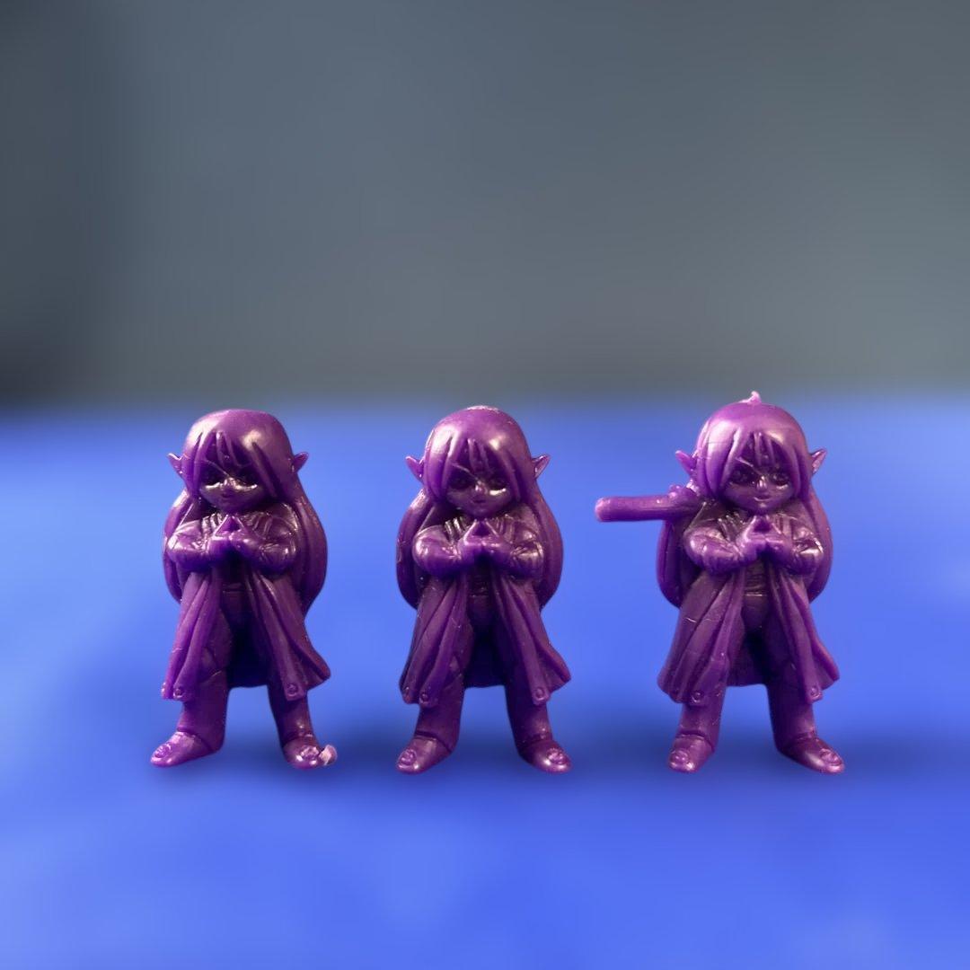 【希少】甲竜伝説ヴィルガスト 消しゴム フィギュア 戦士&モンスター　紫