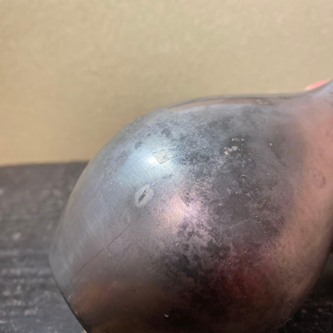 古錫徳利　京錫源製A 18cm8cm 447g