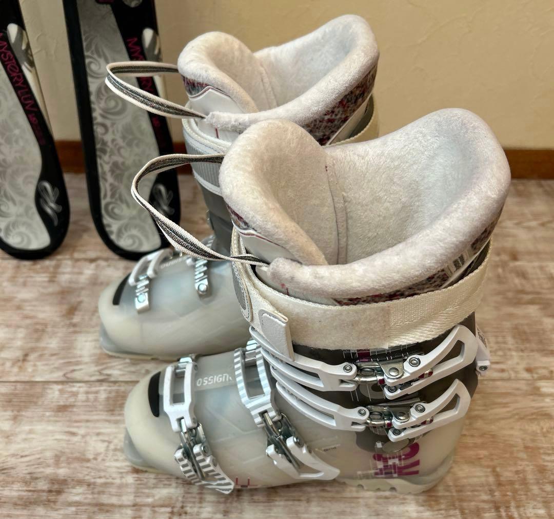 ◾️カービングスキーセット　板149㎝　ブーツ24.5㎝　女性用　レディース用