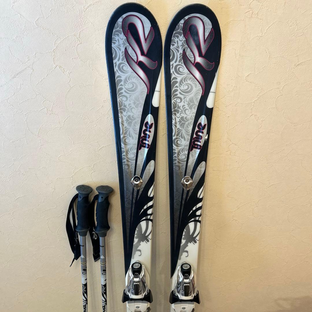 ◾️カービングスキーセット　板149㎝　ブーツ24.5㎝　女性用　レディース用