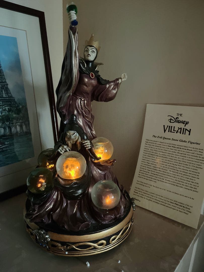 【希少・限定】ディズニーギャラリー＊Evil Queen スノーグローブ＊白雪姫