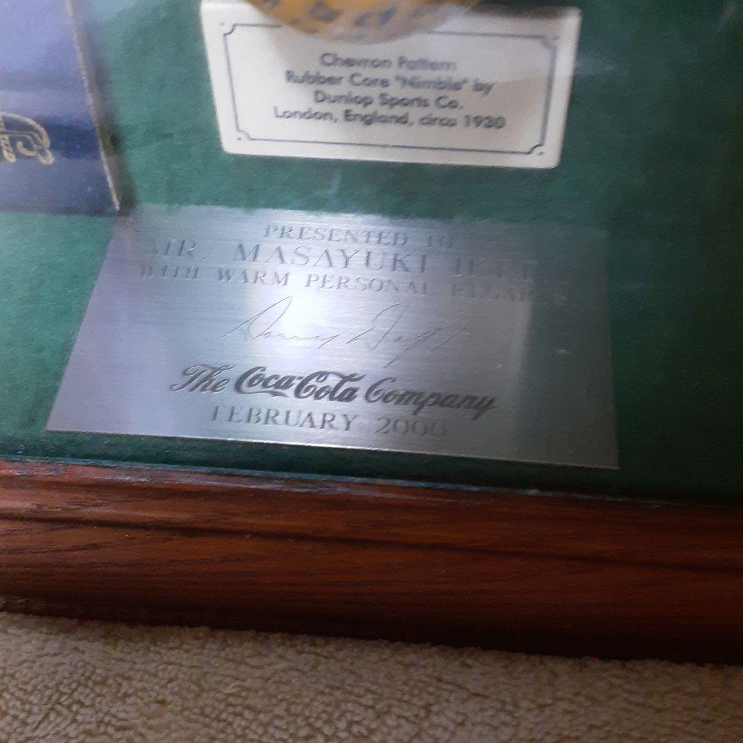 超珍品　コカ・コーラ　BOBBY JONES 記念飾り額