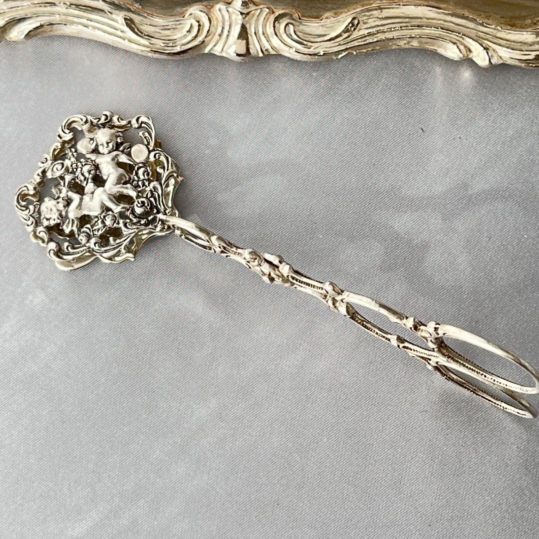 【 Bodemer】 天使の透かしのクッキートング【純銀】薔薇