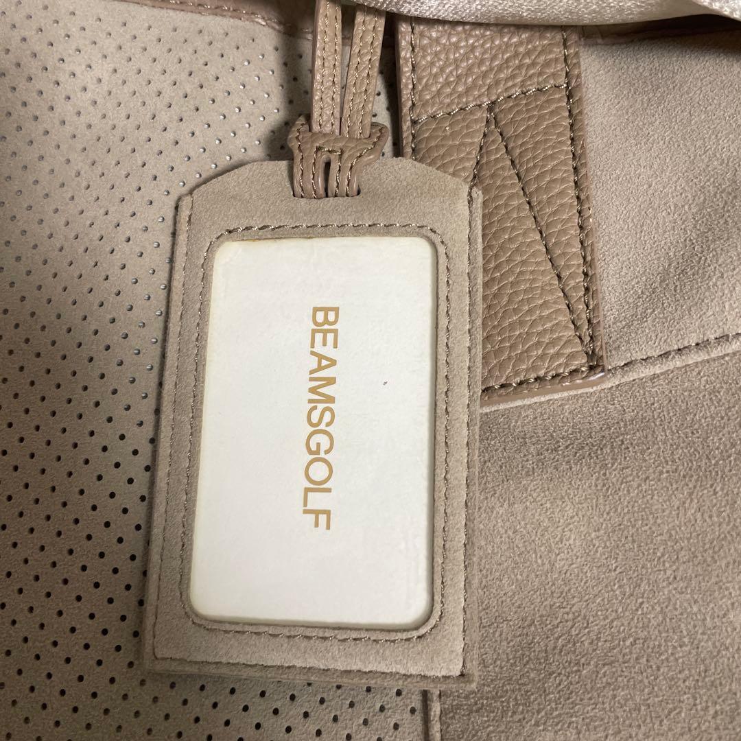 ビームスゴルフ　スウェード　ボストンバッグ