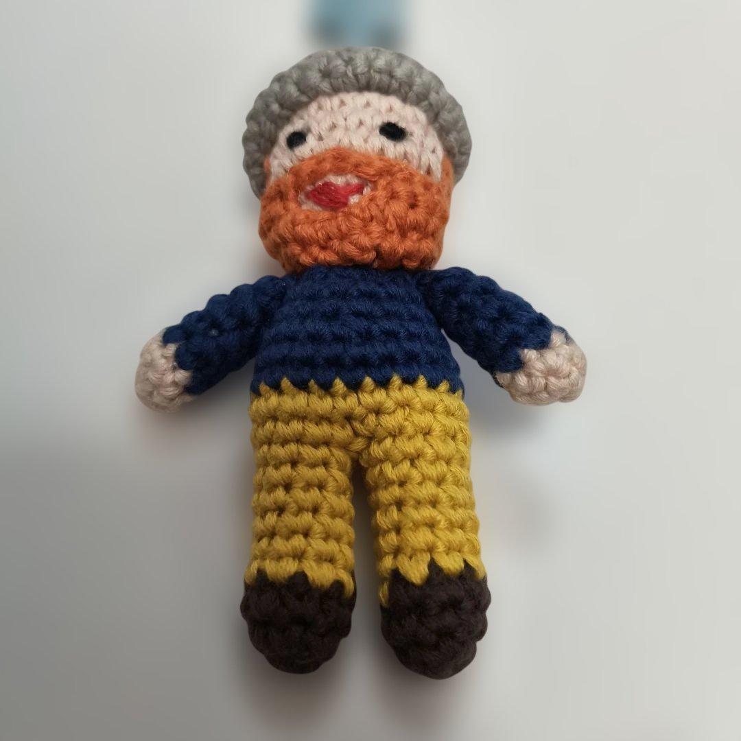 ゴッホ展　ゴッホ　編みぐるみ　東京美術館　キーホルダー　2人セット　あみぐるみ