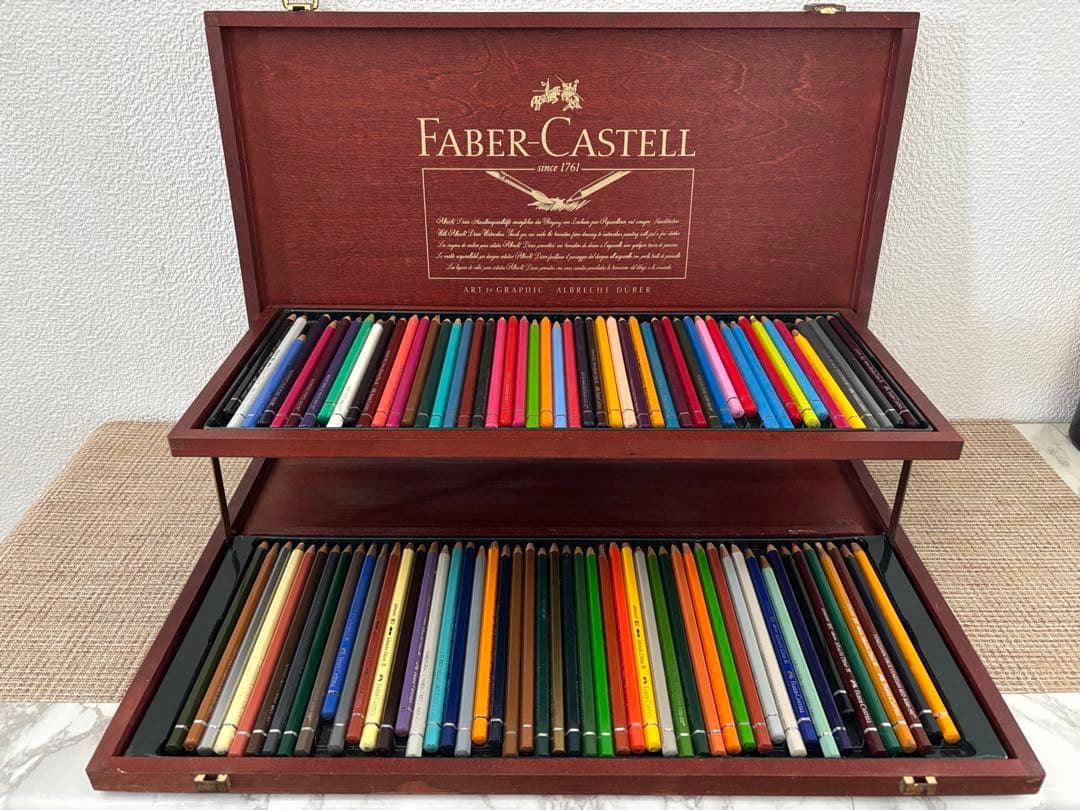 【ファーバーカステル 】Faber-Castell 100色鉛筆 木箱入り