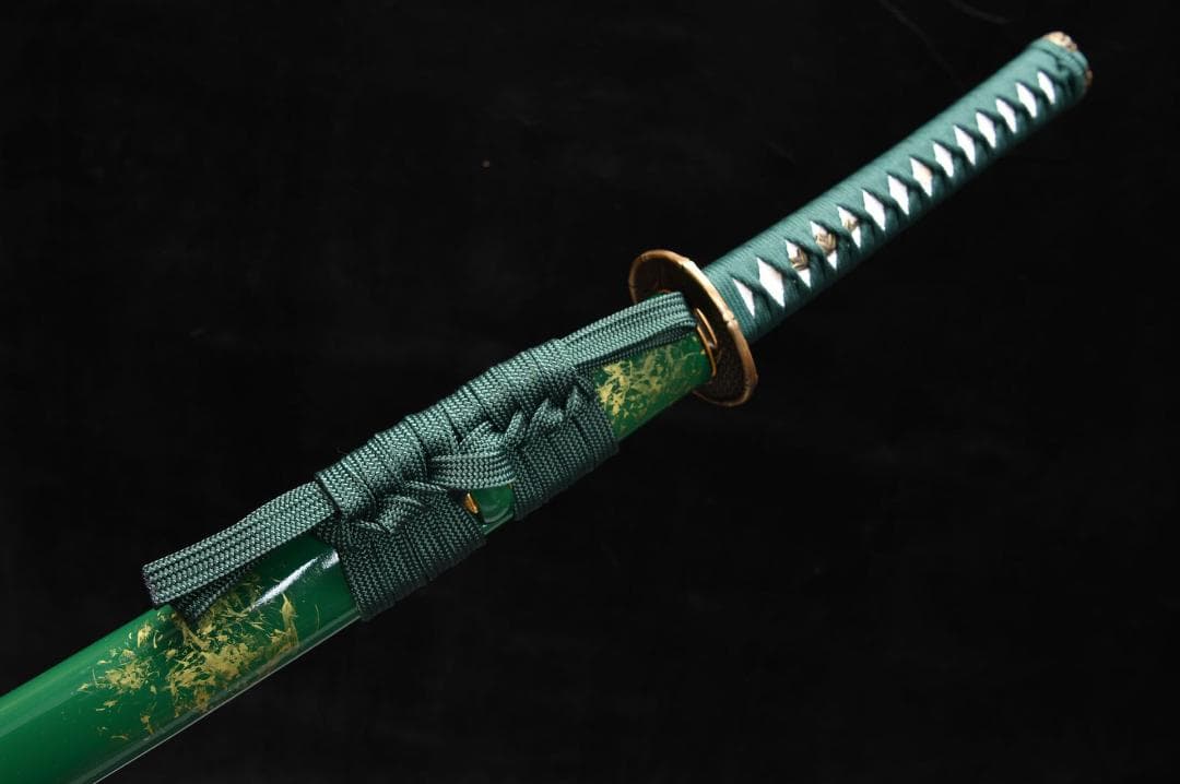 青竹小烏丸 日本刀 模造刀 居合刀 武士道 武蔵 鑑賞用 手鍛造打