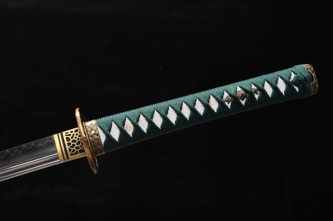 青竹小烏丸 日本刀 模造刀 居合刀 武士道 武蔵 鑑賞用 手鍛造打