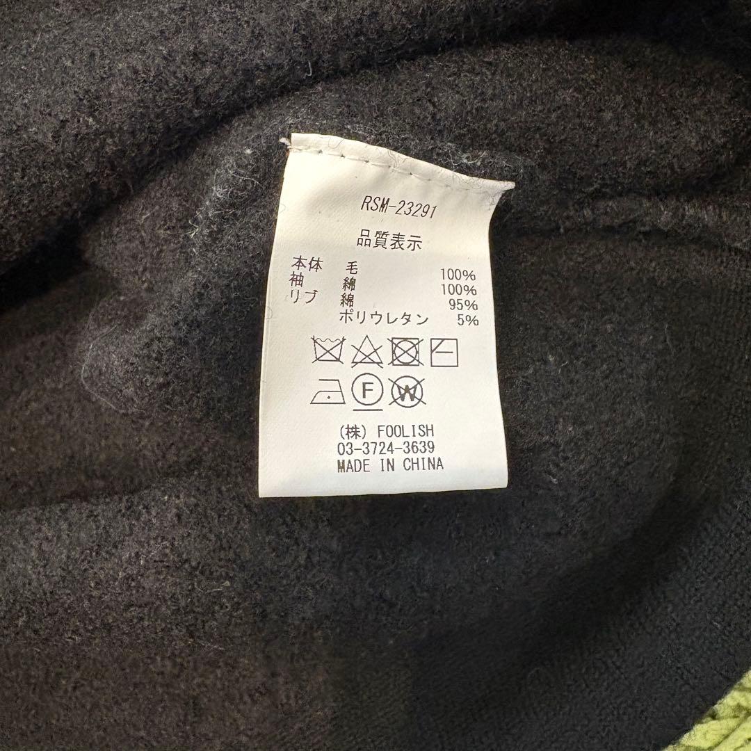 rough&swell ラフアンドスウェル ハイブリッド ニット パーカー S