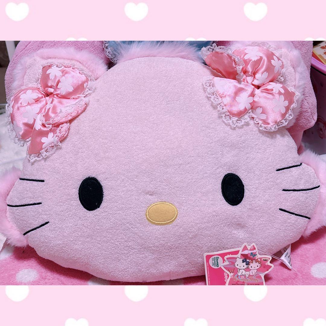 チャーミーキティ ハニーキュート フェイス クッション ぬいぐるみ