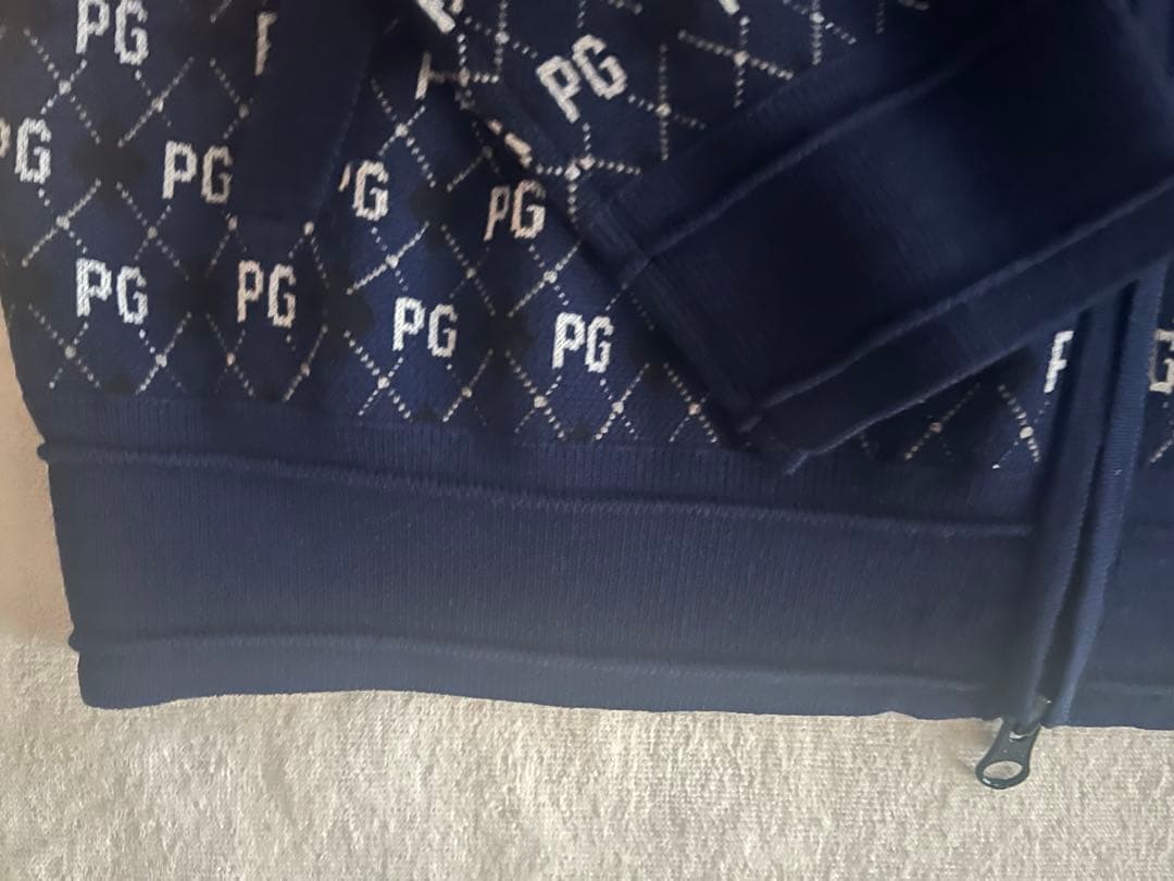 パーリーゲイツ　ジップアップニットブルゾン