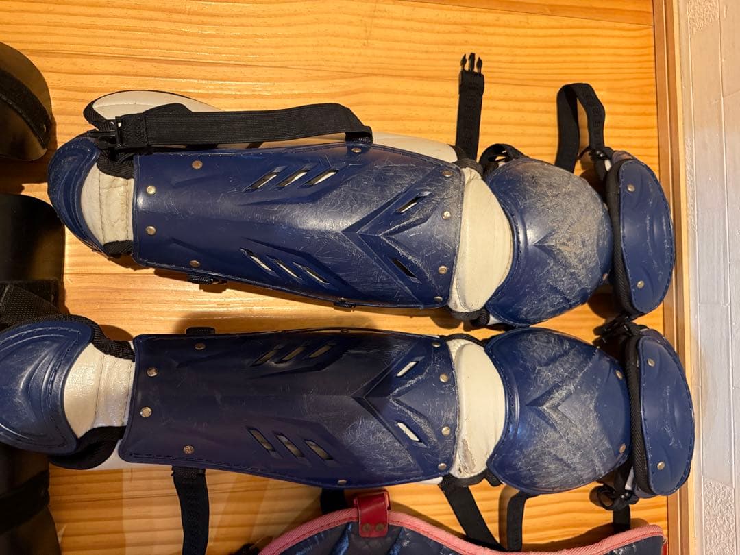 ZETT キャッチャー用プロテクター JSBB ネイビー　審判用プロテクター