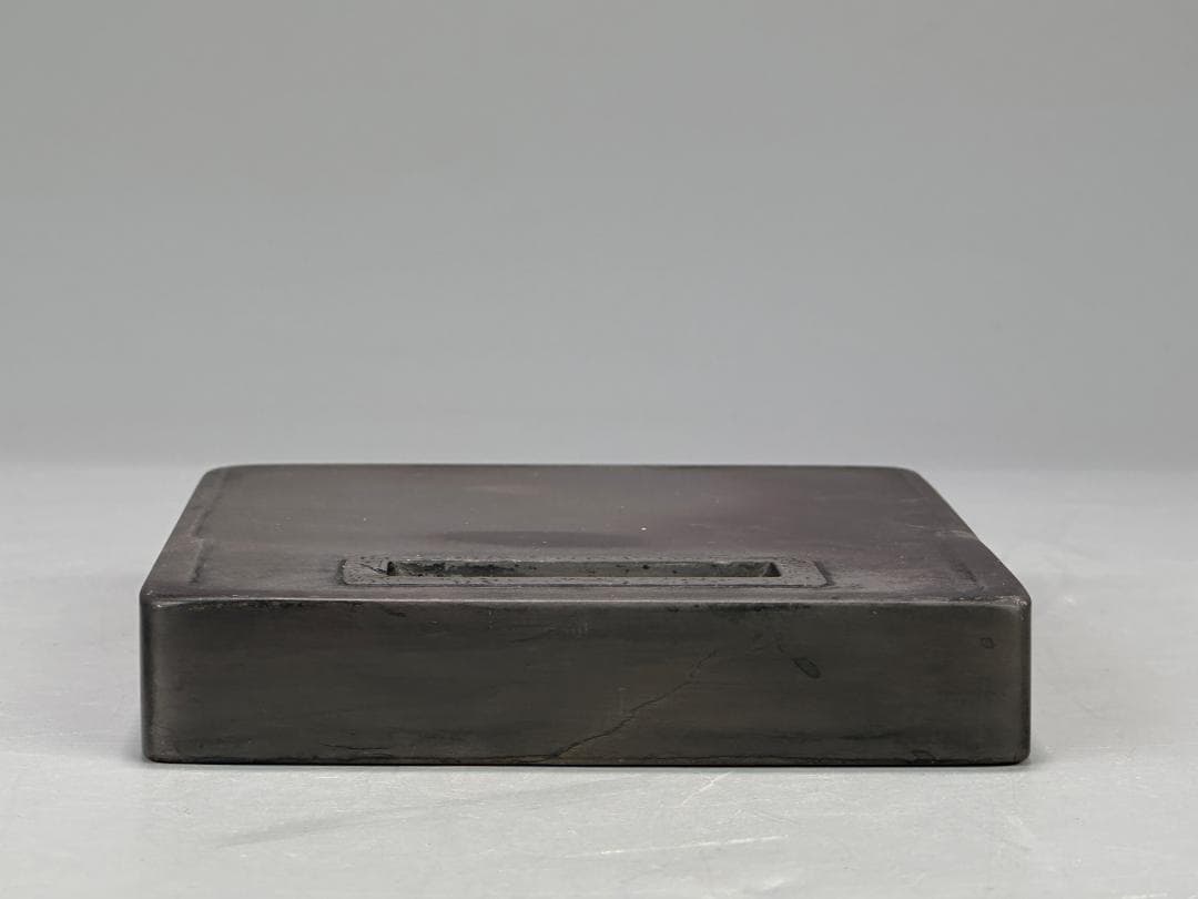 中国美術　書道具　文房具　硯　童子牧牛図　魚脳洞　端渓硯　時代硯　唐物