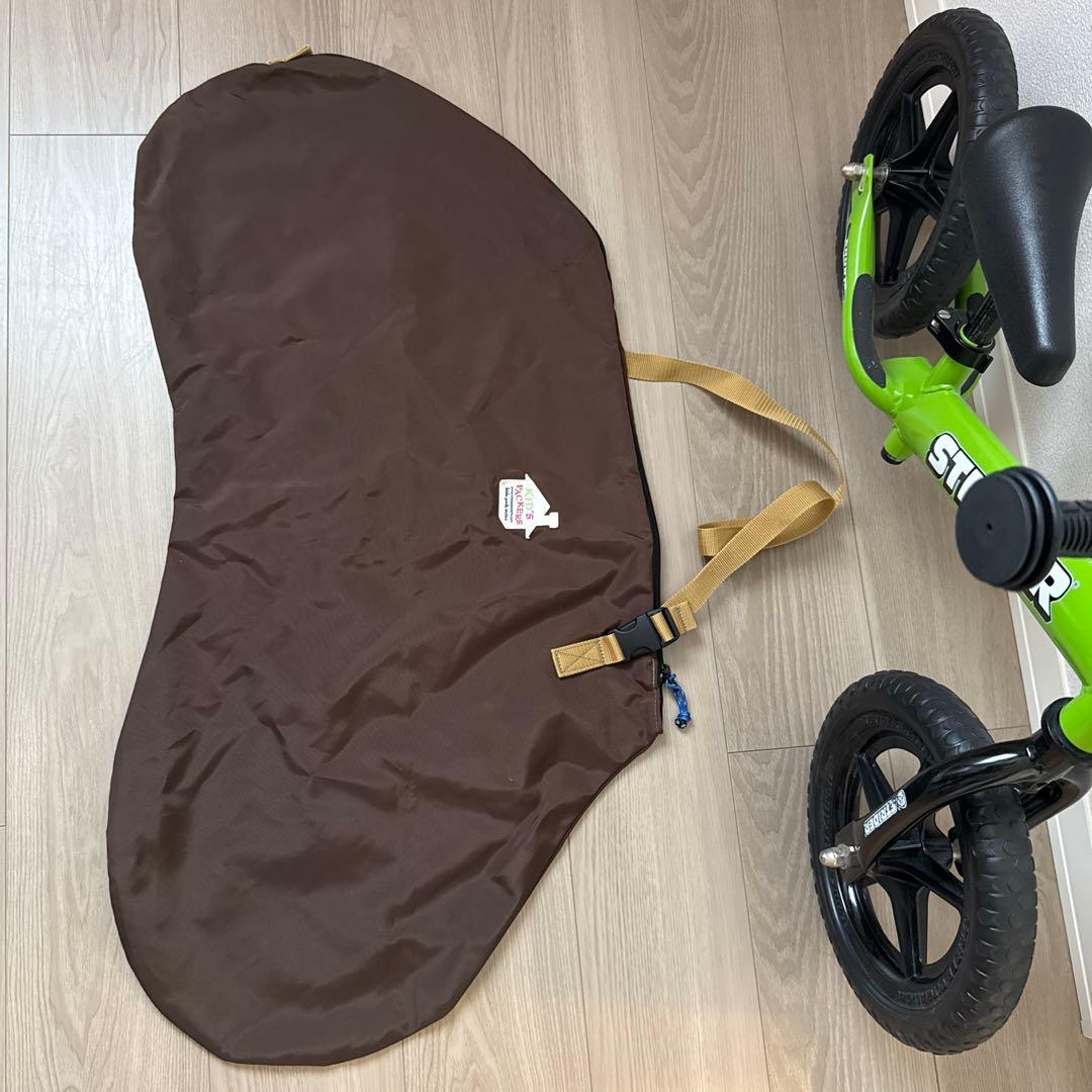 STRIDERストライダーグリーンスポーツモデルSPORT 12インチカバー付き