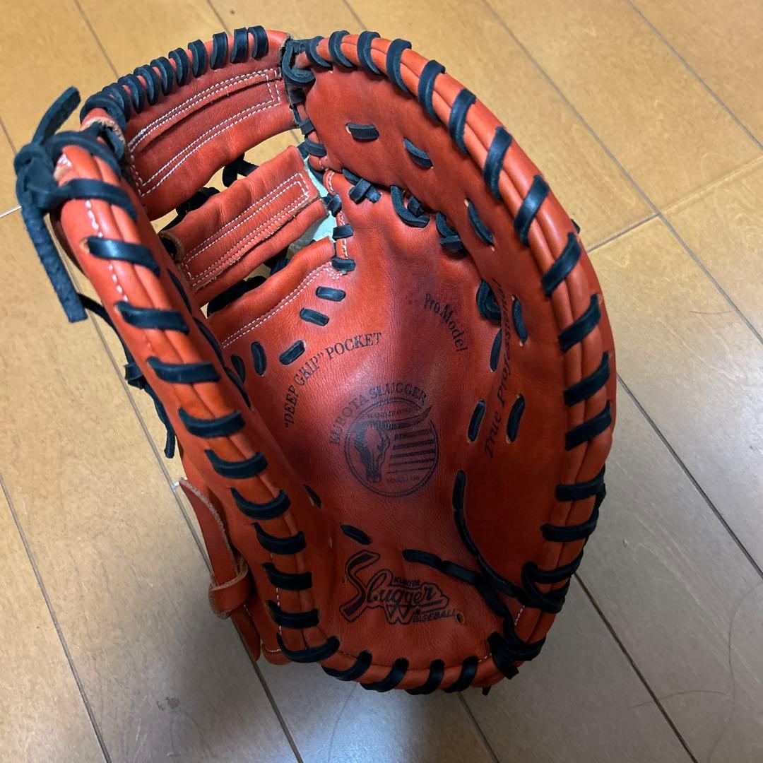 Slugger Aggressive 軟式少年用グローブ オレンジ