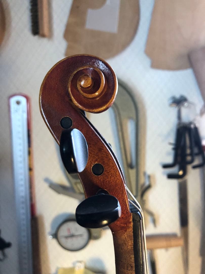 【駒&魂柱調整済】Suzuki分数バイオリンNo200 1/8 1980