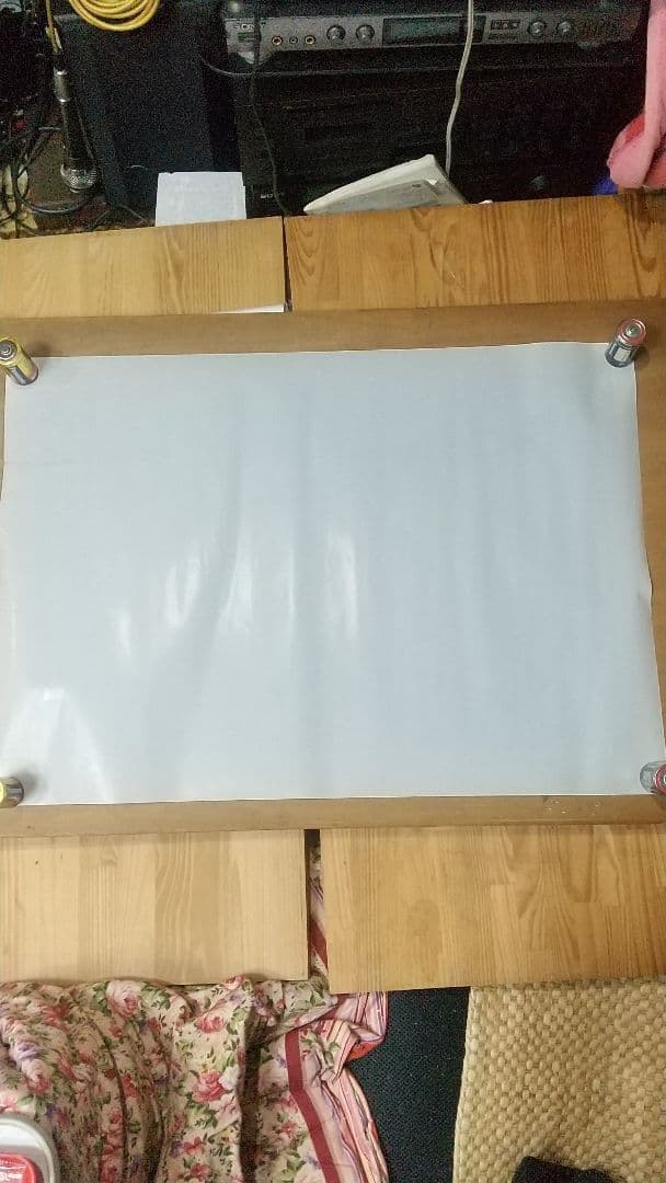 モノクロ 宇多田ヒカルdeep  販促用ポスター 2002年