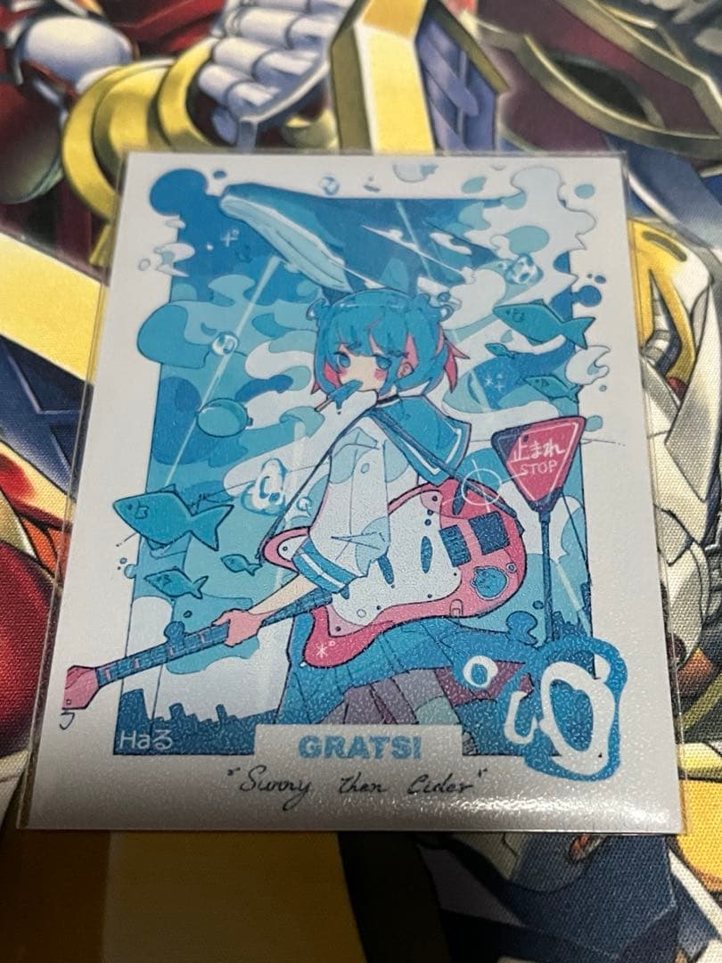 ラ*ネ様 3重スリーブ付き　青単サイバーデッキ　デュエルマスターズ