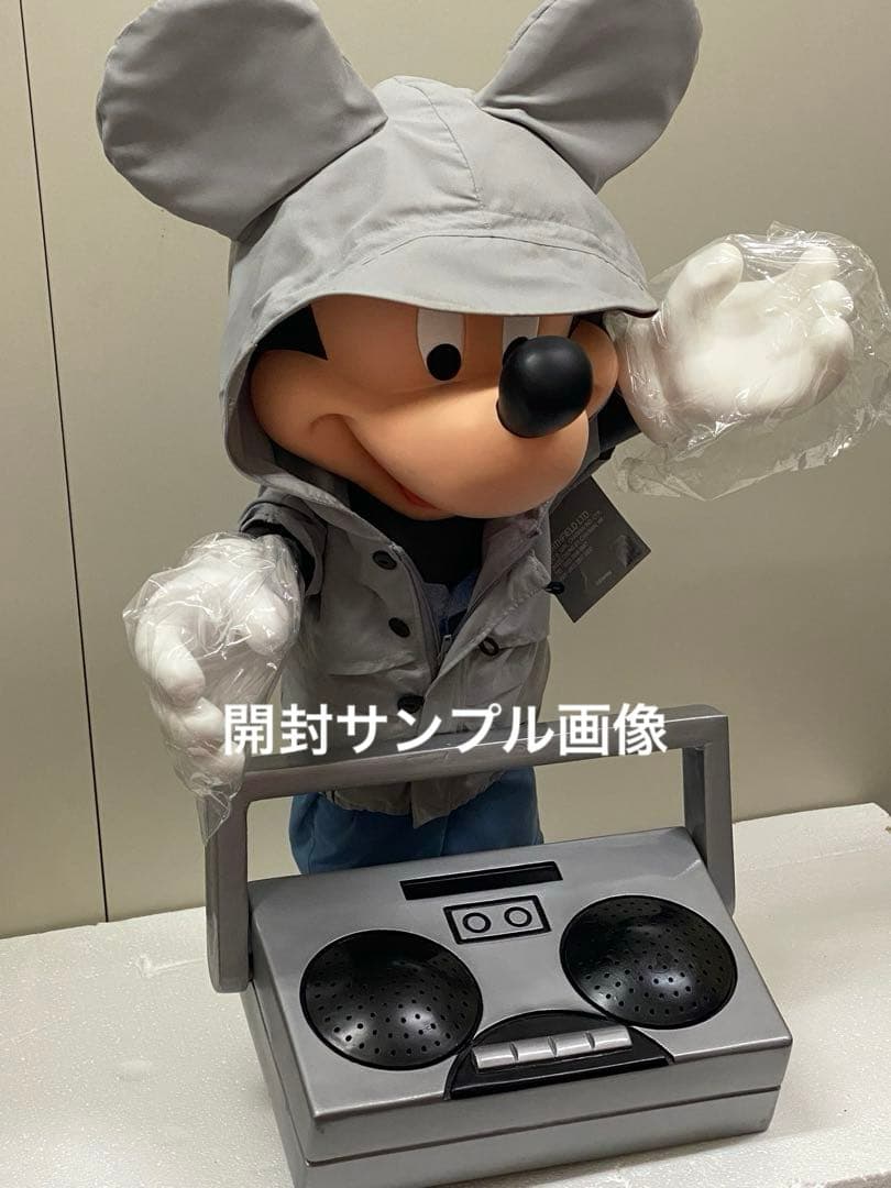 【新品未使用2002年製】ヴンテージミッキーマウス特大フィギュア香港製★未展示品