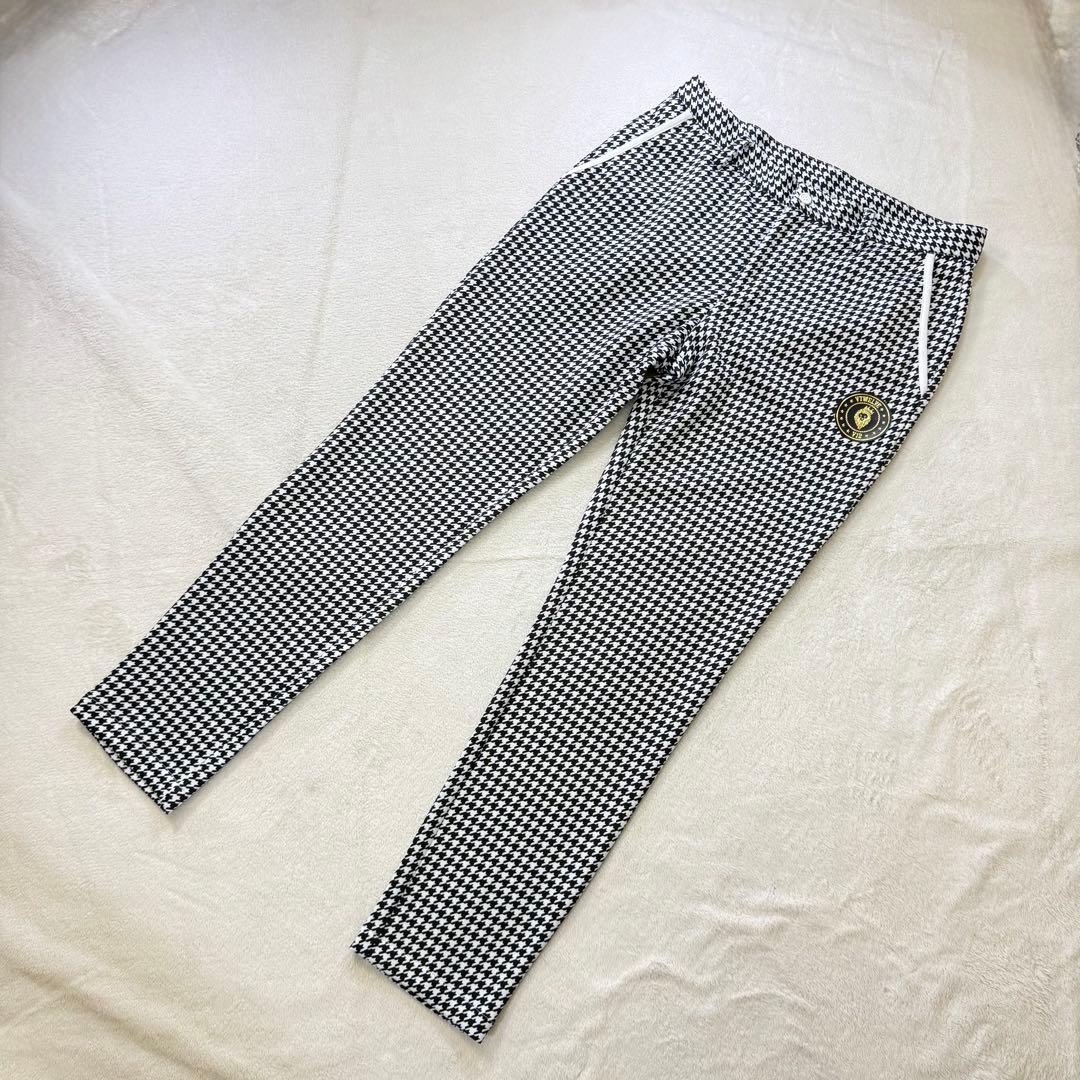 美品‼️ V12 ダンボールニット 千鳥柄 セットアップ ゴルフウェア L