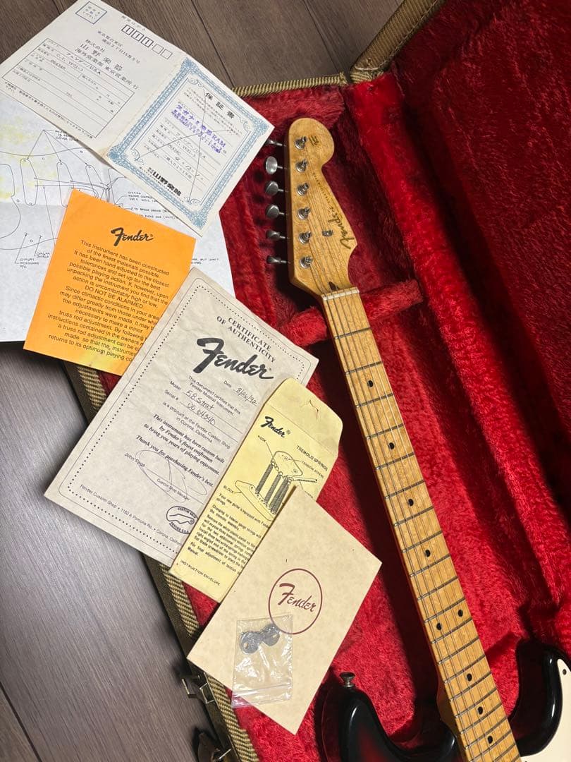 フェンダーカスタムショップ　1958ストラト　1992年製