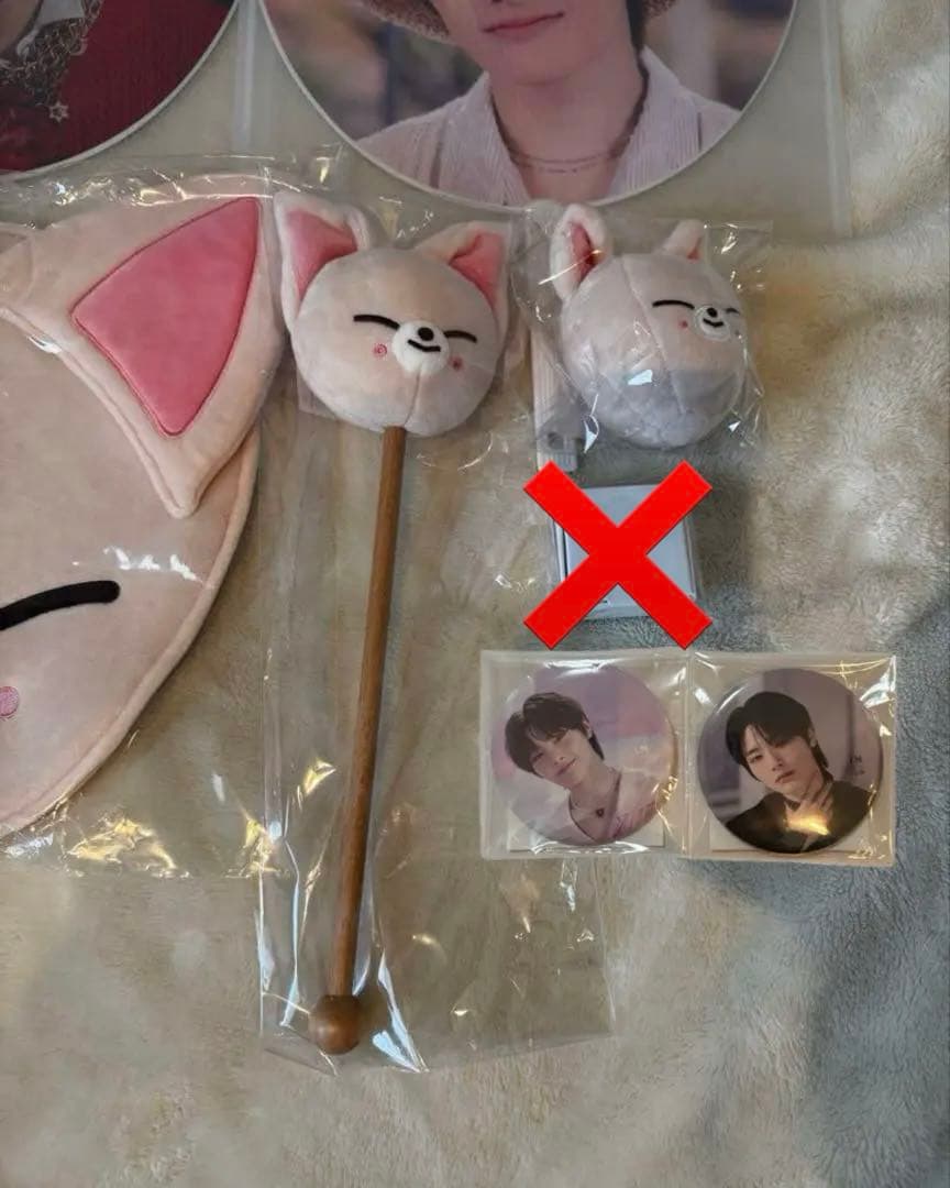 stray kids スキズ 5-STAR I.N アイエン　うちわ　ネックレス