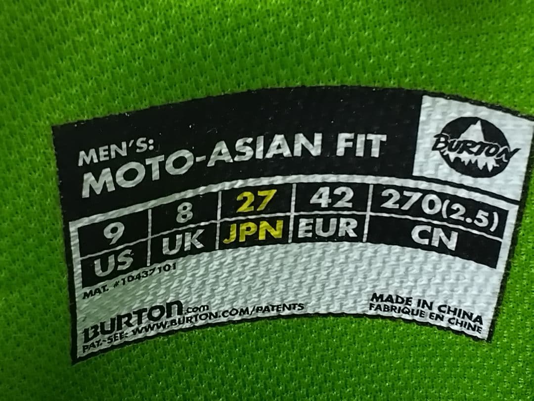 ◇BURTON MOTO WIDE ブーツ 27cm◇