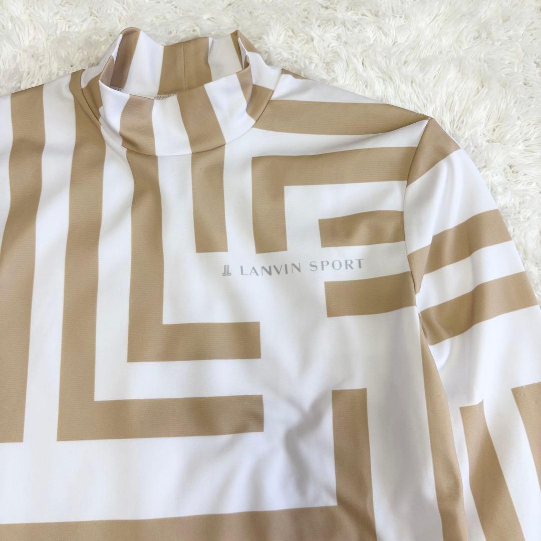 24SS ランバンスポール　モノグラムプリント長袖シャツ