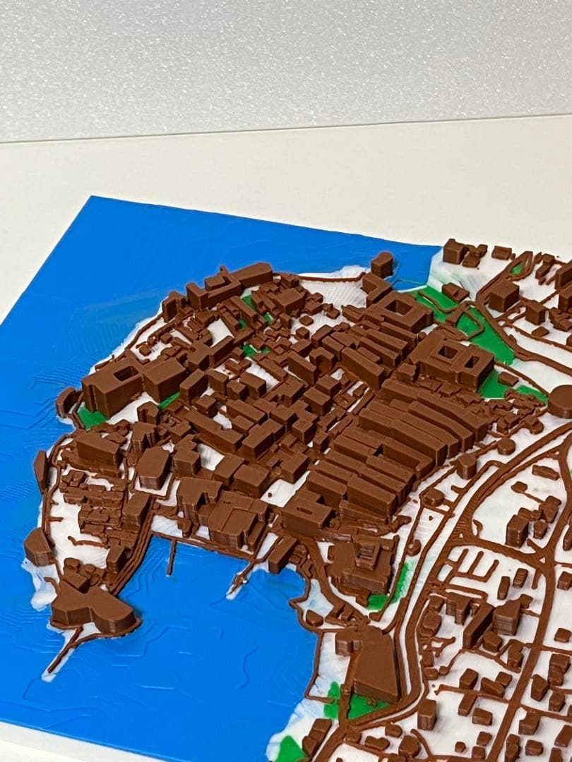 クロアチア ドゥブロクニク旧市街 のミニチュアジオラマ