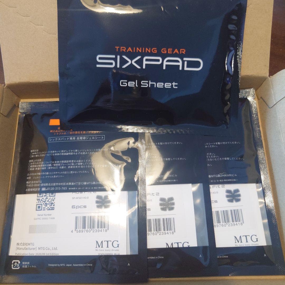 SIXPAD Abs Fit 2 ジェルシート 6枚入り　4袋