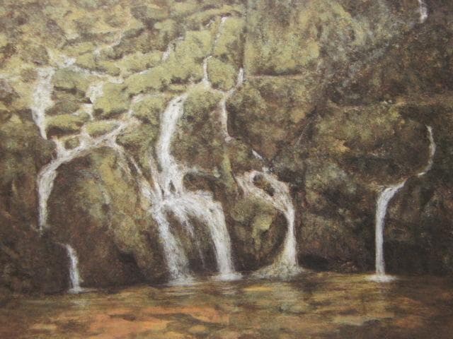 澤野文臣、【渓】、希少な額装用画集より、新品額装付、状態良好