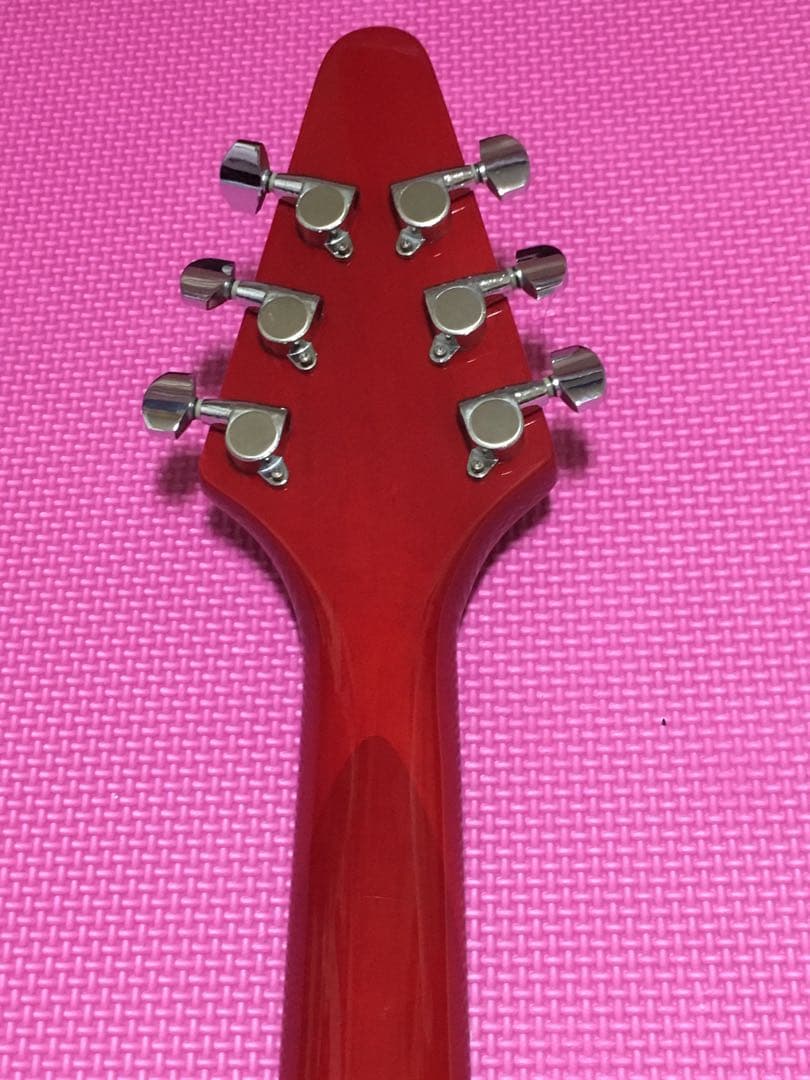 フライングV 木目 エレキギター Photogenic Flying V 美品