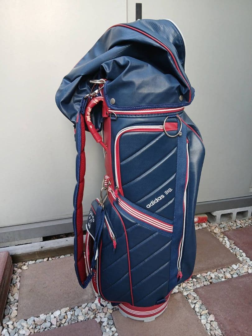 adidas ゴルフバッグ レディース ネイビー/レッド