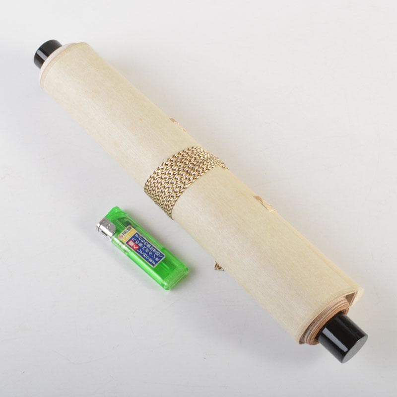 掛軸　前大徳　栗原密厳筆　一行書　「清風沸明月」　共箱　C　6807A