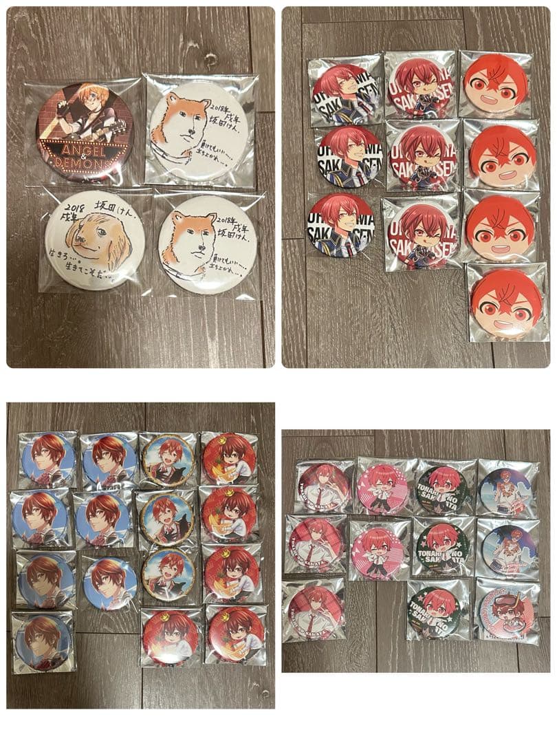 あほの坂田。となりの坂田。缶バッジ365個まとめ売り