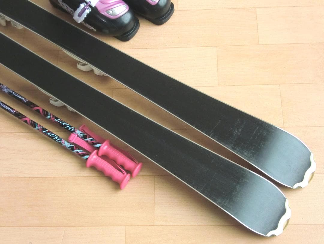 ■■送料無料■Hart■ジュニア用スキーフルセット■板127靴23■WAX済■■