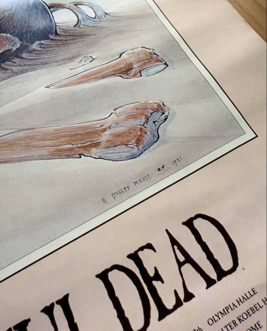 コレクション Grateful Dead 1981 European Tour Poster