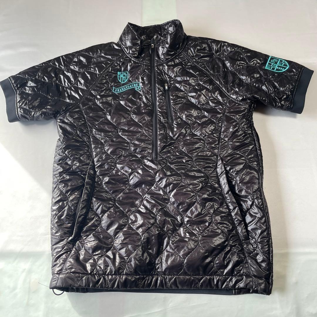 未使用級　パーリーゲイツ　中綿　ハーフジップ　刺繍ロゴ　ジャケット　キルティング