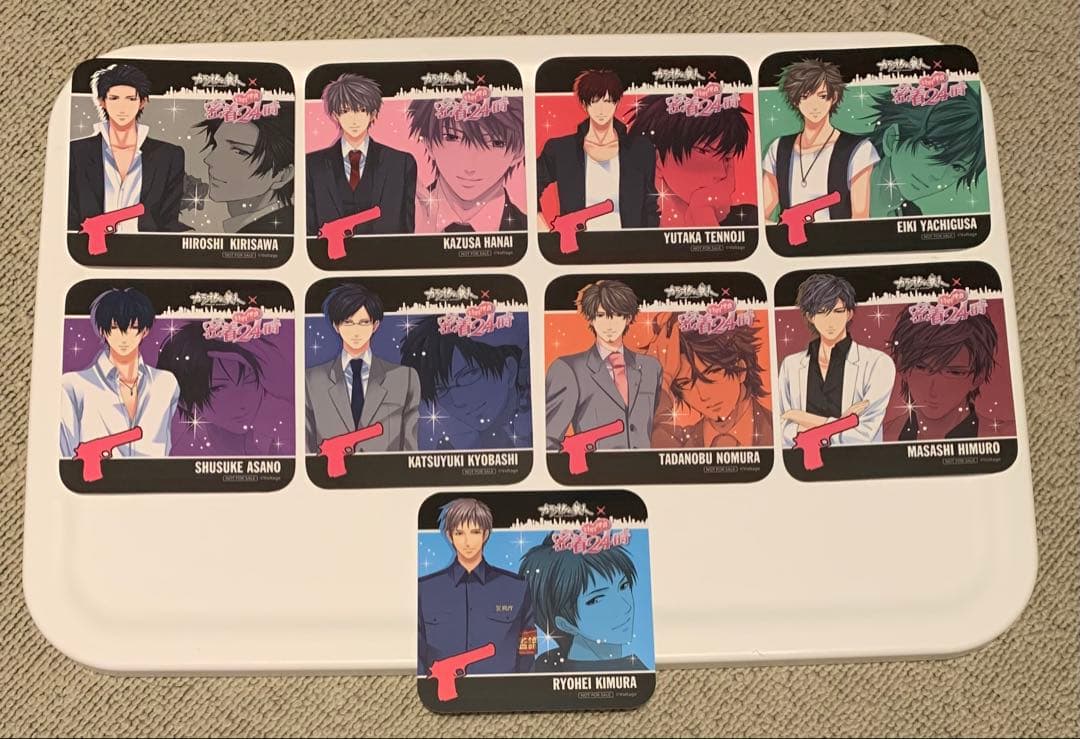 ボルテージ カラ鉄コラボ　特別捜査密着24時　コースター　コンプリートセット