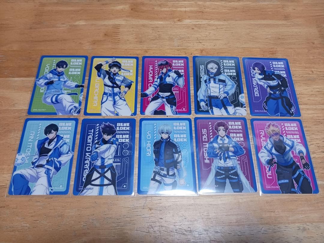 ブルーロック 全40種 ピクチャーム クリアカード コンプリートセット 新品