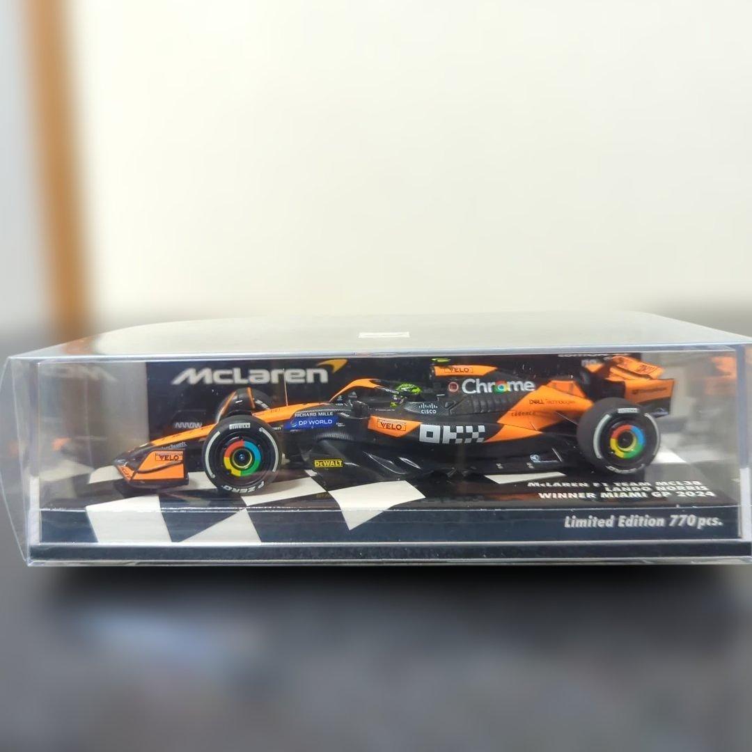 ミニチャンプス1/43　2024年ランドノリス　マイアミグランプリ初優勝