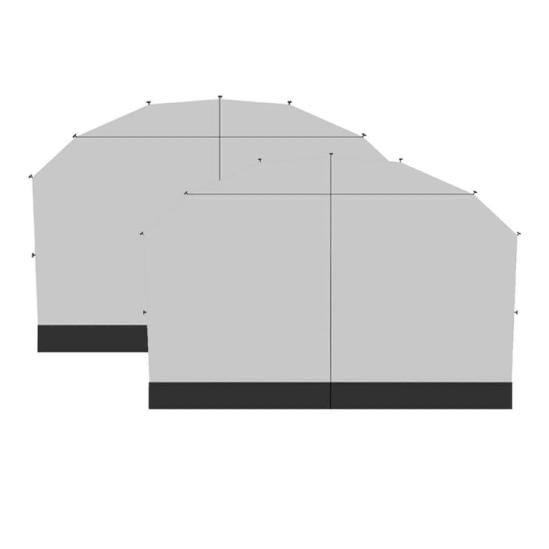 ShineTrip ドームタープ 防風耐水圧3000mm メッシュ×2 ドア×2